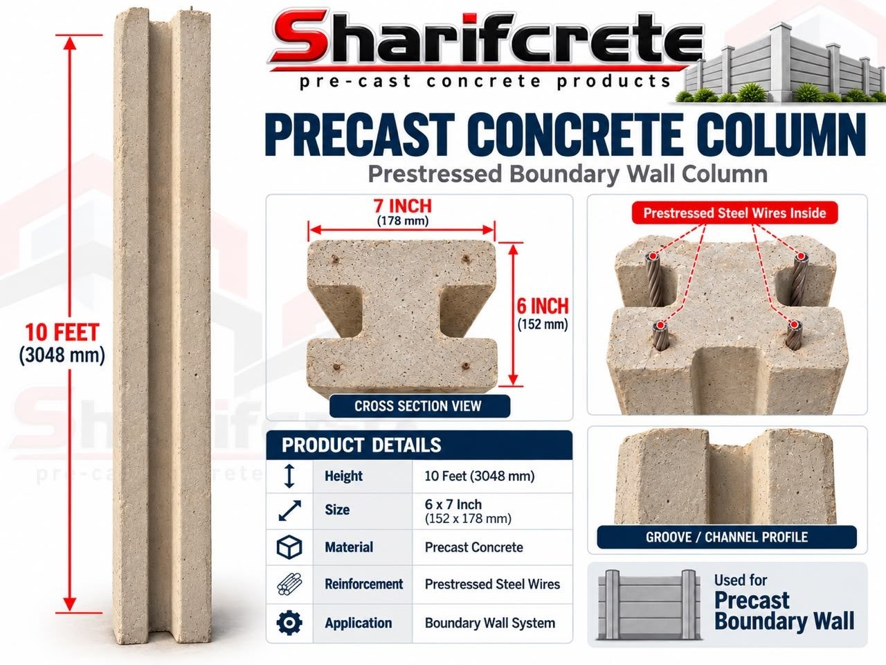Precast Concrete Columns